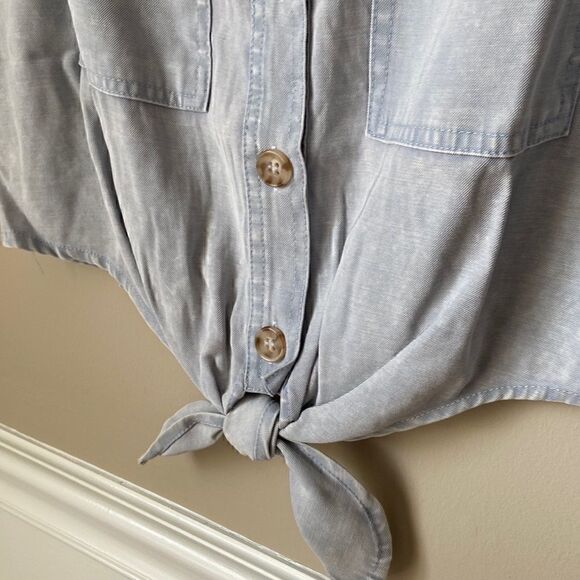 NWT Stone Washed Crop Top - Picture 8 of 8